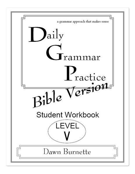 Bible 5 Daily Grammar Practice