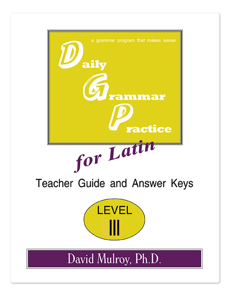 Daily Grammar Practice Latin 3