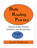 Daily Reading Practice Grade 7
